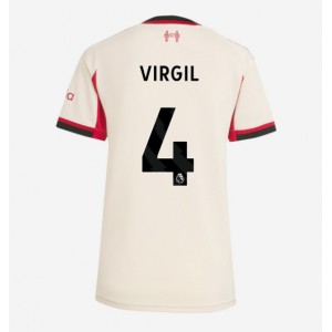 Fotbalové Dres Liverpool Virgil van Dijk #4 Dámské Venkovní Oblečení 2025-26 Krátký Rukáv
